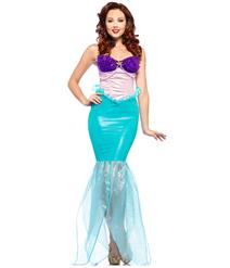 Undersea Ariel Adult Costume, Disney Undersea Ariel Costume, Deluxe Mermaid Princess Costume, #N5896