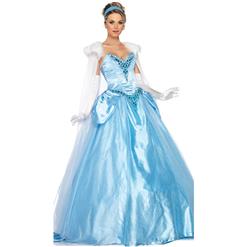 Deluxe Celeste Adult Overbust Princess Maxi Dress Fancy Ball Theatrical Cosplay Costume N6185