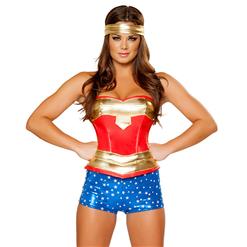 Heroine Hottie Costume, Womens Super Hero Costume, Woman Superhero Halloween Costume, #N6186