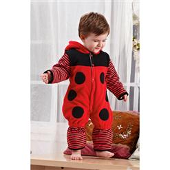Thick Ladybug Jumpsuit Romper Baby, Halloween Ladybug Costume Baby, Ladybug Climbing Clothes baby, #N6296