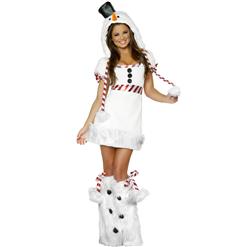 Sexy Snowman Costume, Snow Man Costume, Snowman Outfit, Christmas Costume, #N6356