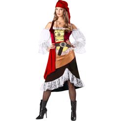 Deckhand Darling Costume, Darling Pirate Costume, Womens Adult Pirate Costume, #N6720
