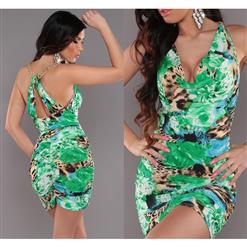 Tropical Inspired Mini Dress N6744
