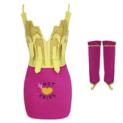 Women's Sexy French Fries Funny Costume N7199