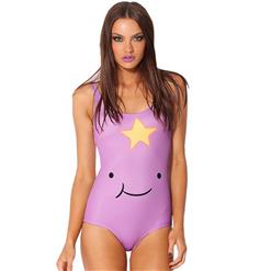 One-piece Swimwear, Lumpy Space Princess Smile Swimwear, Romper Swimwear, #N7712