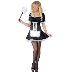 Exclusive French Maid Costume, French Maid Costume, Sexy Lacy French Maid Costume, #N8209