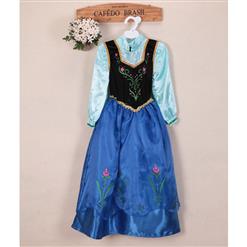 2pcs Girls Ice Princess Day Dress Role Play Costume N8571
