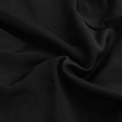 Sexy Black See-through Mesh Backless Bodycon Dress N8606