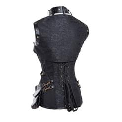 Steampunk Corset with Sleeveless Jacket N8734