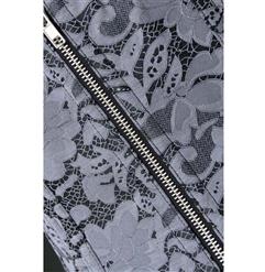 24 Spiral Steel Boned Floral Lace Corset N8755