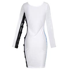Long Sleeve Exposed Side Nightclub Dress N8805