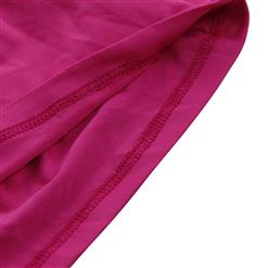 Sexy Hot-pink Sequin Bandage Back Clubwear Bodycon Mini Dress N8895
