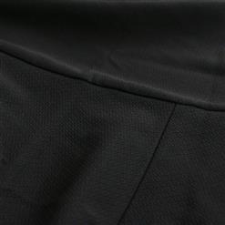 Black Double Straps Midi Dress N8906