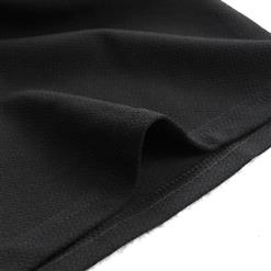 Black Double Straps Midi Dress N8906