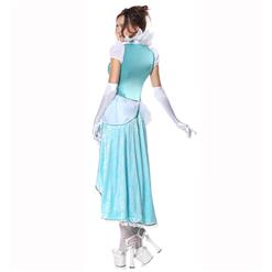 Deluxe Celeste Adult Princess V-neckline Hi-Lo Theatrical Fancy Ball Costume N8927