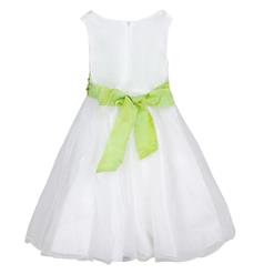 Mesh and Satin Bow Bodice Pageant Dress N9092