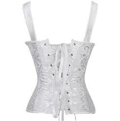 Strap Lace-Up Outerwear Corset N9110