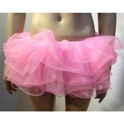 Short Pink Trim Petticoat HG9337