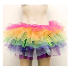 Iridescence Organza Costume Tutu, ballet's Petticoat, Short Iridescence Trim Petticoat, Iridescence Tiered Tutu Skirt, #HG9341
