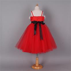 Cute Red Christmas Princess Slip Dress N9656