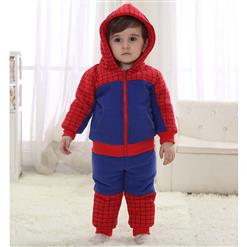 Fashion Spider-man Baby Outfit, Comfortable Flannel Baby Costume, Cheap Spider-man Baby Climbing Clothes,  #N9786
