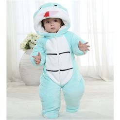 Blue And White Baby Outfit, Comfortable Flannel Cotton Baby Costume, Cheap Snake Shape Baby Climbing Clothes,  #N9796