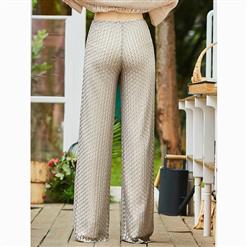 Women's Fashion Full Length Dot Wide Leg Pants N15687