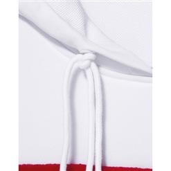 Women's Fashion Long Sleeve Drawstring Pullover Hoodie N15461
