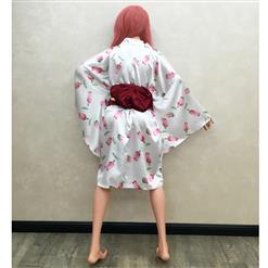 Women's Sexy Floral Print Loose Short Kimono Costume N15408