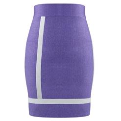 Women's Pencil Skirt, High Waist Bandage Skirt, Sexy Pencil Bandage Skirt, Purple Bandage Skirt, Purple Skirt For Women, Mini Pencil Skirt, Stretchy Pencil Bandage Skirt,#N15626