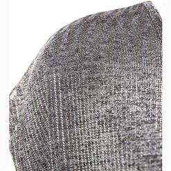 Women's Gray Short Sleeve V Neck Asymmetric Slit Pullover Tops N15700