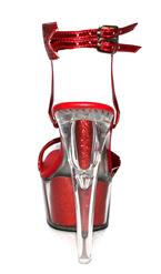 Red Metallic high heels SWH10001