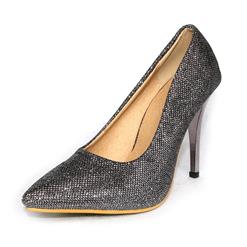 Sexy High Heels, Pointed Toe Luxury Bling Pumps, Glitter High Heels, #SWS12135