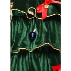 Sexy Green Halter Christmas Tree Costume XT10935