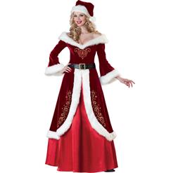 Holiday Costumes, Christmas Costumes, Mrs. St. Nick Christmas Costume, #XT6285
