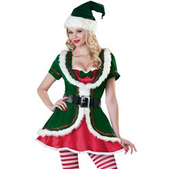Holiday Honey Elf Sexy Costume XT6339