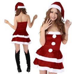 Miss Santa Dress, Sexy Santa Dress, Sexy Santa Costume, #XT6376