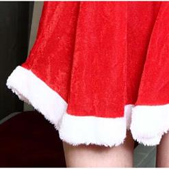 Lovely Red Christmas Dress Costume XT9828