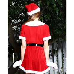 Lovely Red Christmas Dress Costume XT9828