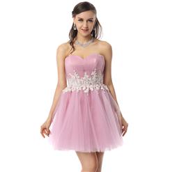 Pretty Pastel-Violet Dress, Cheap Prom Dresses, Homecoming Dresses under 300 on sale, A-line Sweet 16 Dresses, Hot Selling Sweetheart Dresses, #Y30082