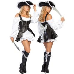 Pirate Maiden Costume, Pirate Maiden Halloween Costume, Adult Sexy Pirate Costume, #M1196