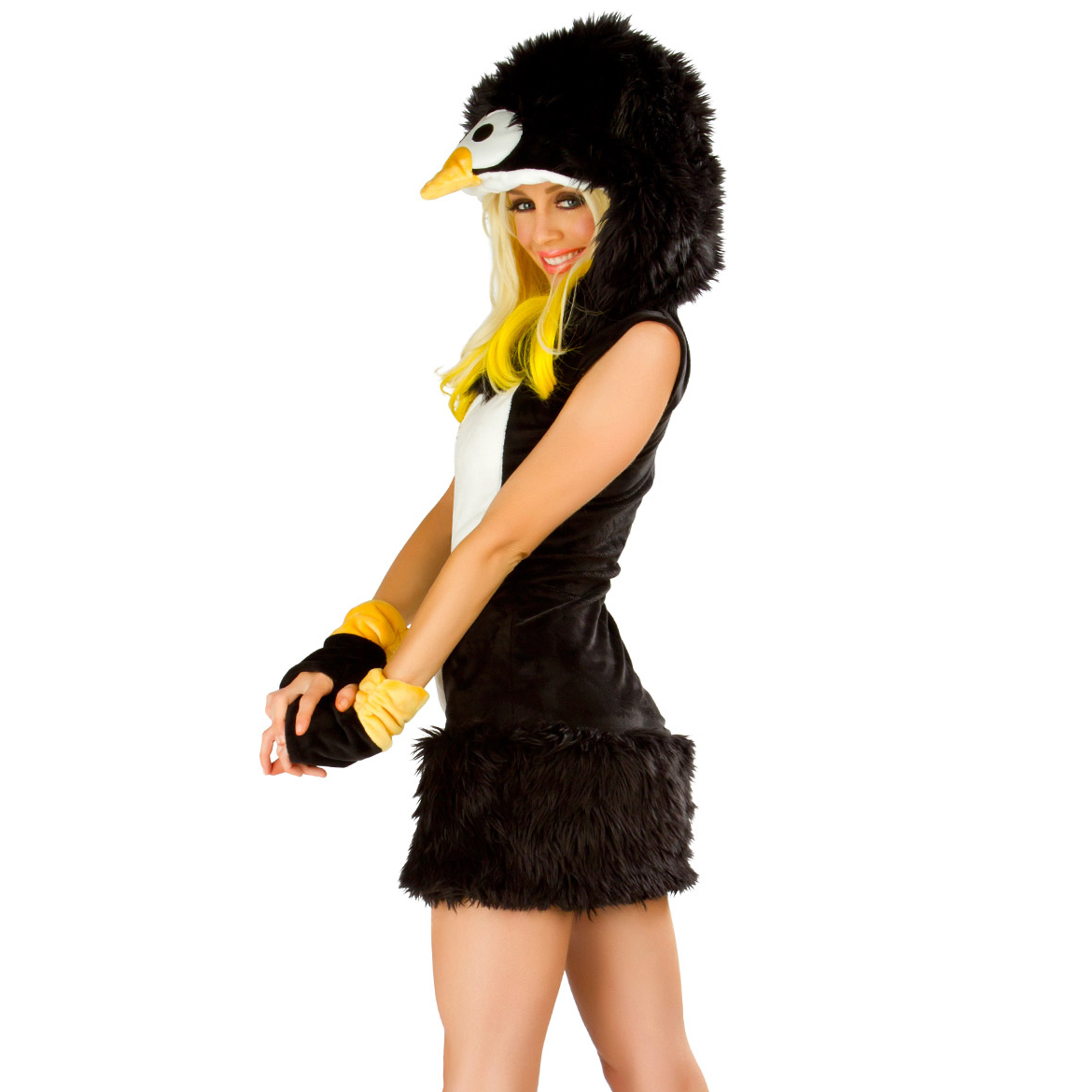 Wholesale Penguin Mascot Costume Trick-or-treaters of all ages can waddle door to door this Halloween with fun penguin costumes. With a vast inventory on eBay, finding all sizes and styles is simple. For those littlest pumpkins, opt for baby penguin costumes. These consist of fleece and felt materials.