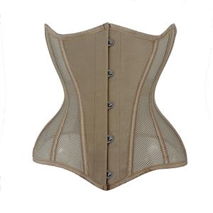 Sexy 14 Steel Boned See-through Mesh Breathable Bodyshaper Waist Cincher Underbust Corset N23368