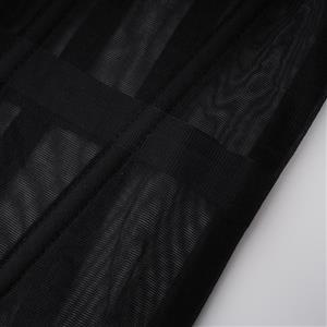 Women's 16 Steel Boned Breathable Mesh Waist Training Corset Waspie N23885