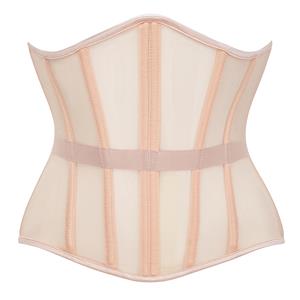 Short Torso Corset, Cheap Corset for Womens, Waist Cincher Corset, Steel Boned Corset, Black Underbust Corset, #N23886