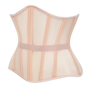 Women's 16 Steel Boned Breathable Mesh Waist Training Corset Waspie N23886