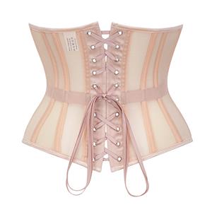 Women's 16 Steel Boned Breathable Mesh Waist Training Corset Waspie N23886