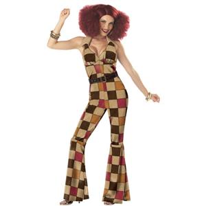 Retro Costume for Women,Women's Dancing Costume, Women's Dico Halloween Costume, #N11362