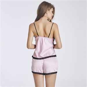 2pcs Charming Lace Babydoll Lingerie Short Set N11378