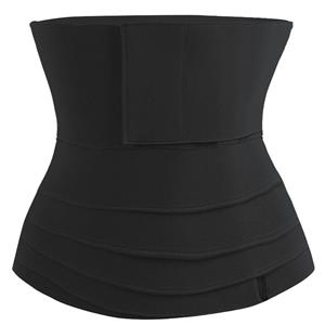 4 Meters Elastic Waist Cincher Velcro Girdle Breathable Sports Workout Body Shaper Belt N22010